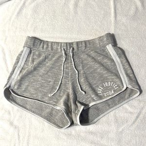 Justice Gray Active Shorts Sz 14/16